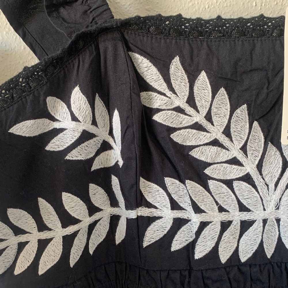 Anthropologie Floral Embroidered Ruffle-Strap Dress NWT - Picture 8 of 10